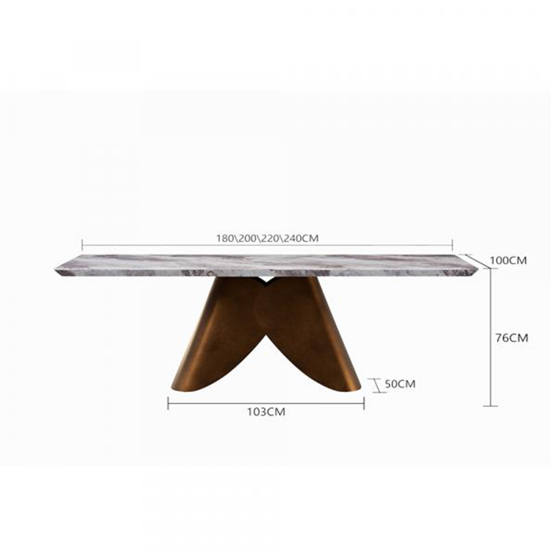 Athena Marble Dining Table