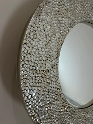 Roma Round Mirror Champagne