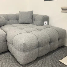 Grey Bubble Boucle Corner Sofa