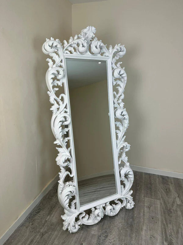 Gabrielle Cheval Mirror White