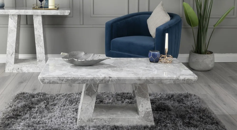 Hugo Grey Marble Coffee Table