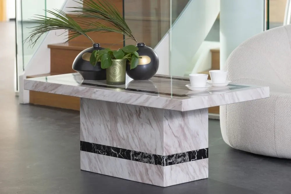 Lisbon Cream Marble Coffee Table