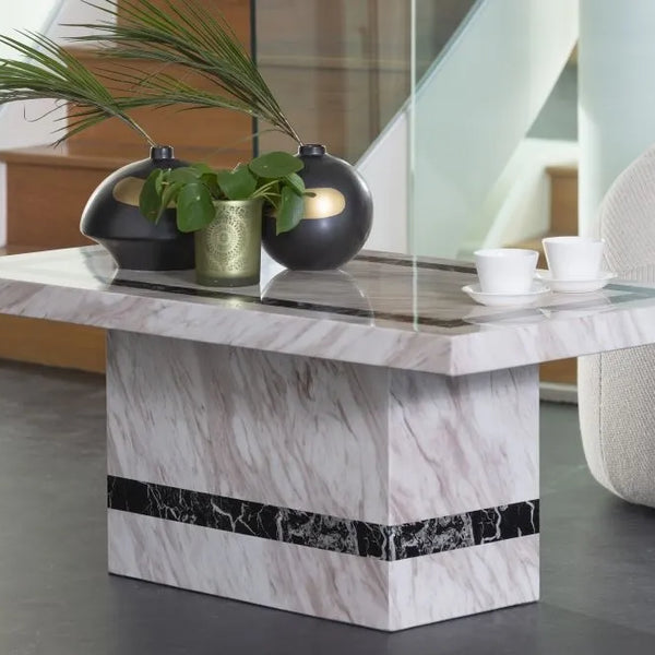 Lisbon Cream Marble Coffee Table