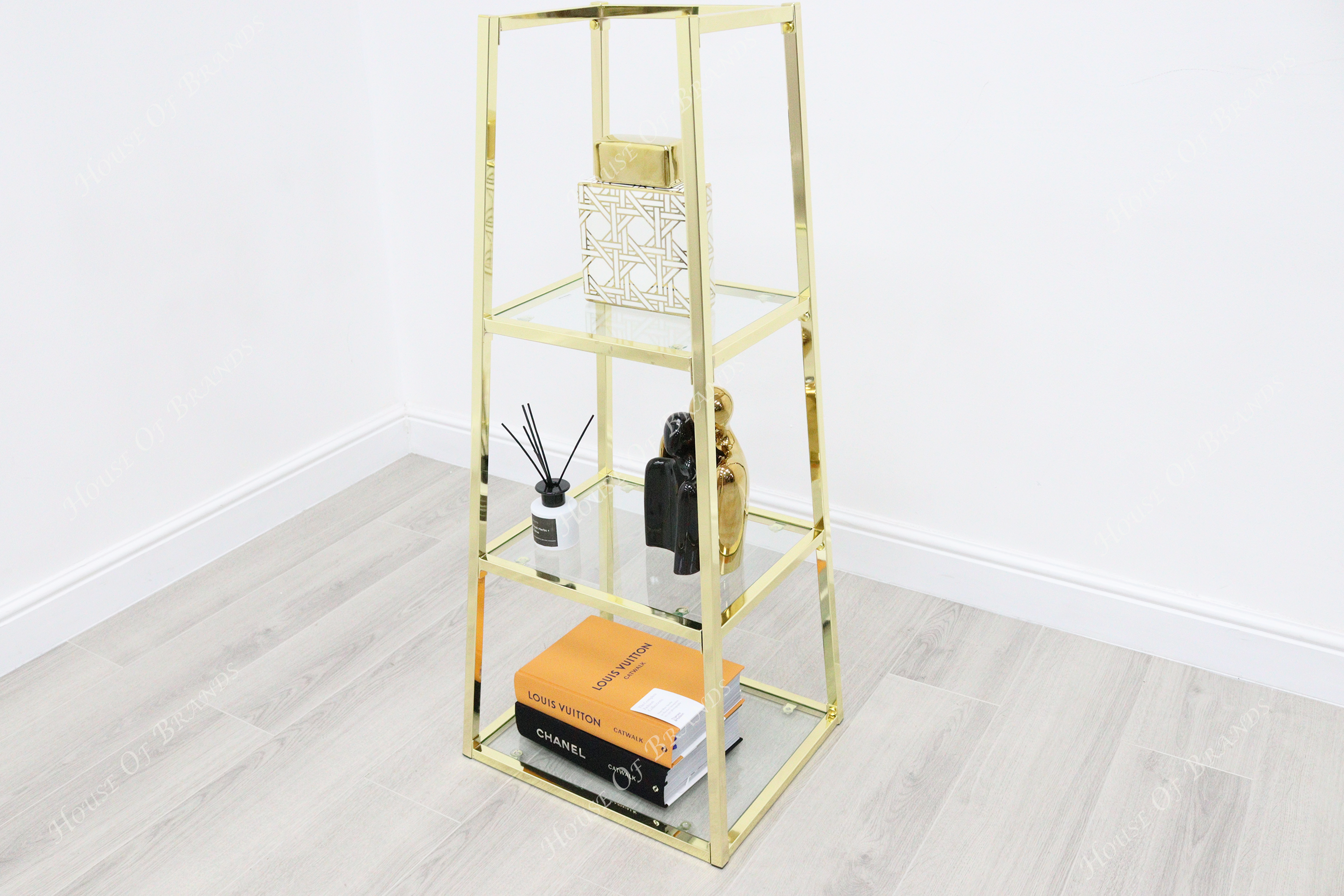 3 Tier Gold Stand