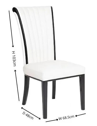 Cadiz White Dining Chair