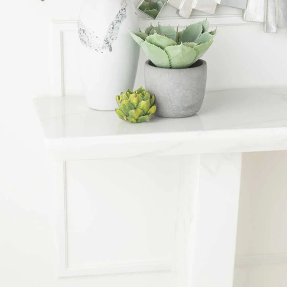 Bianco Marble Console Table White