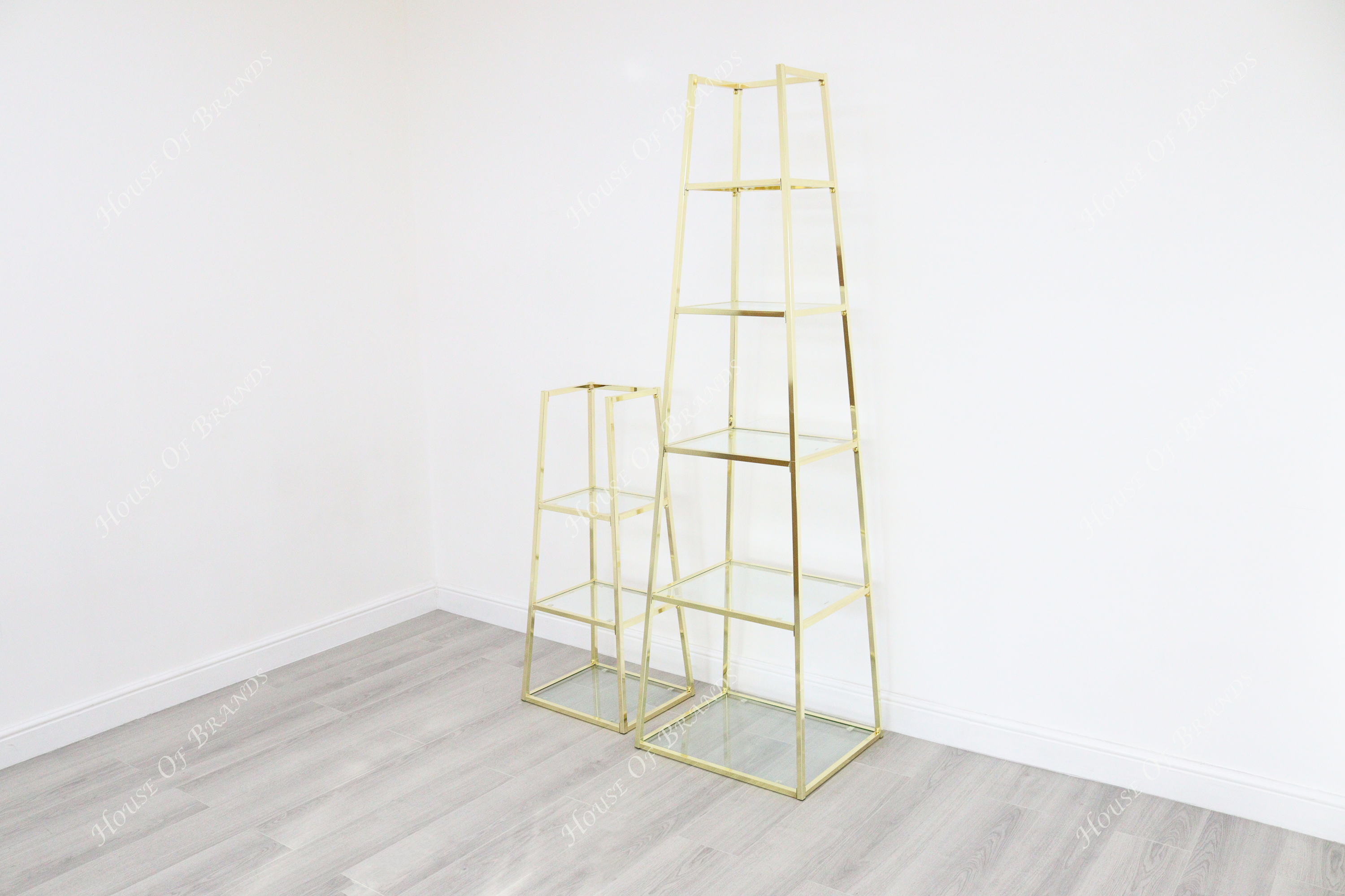 3 Tier Gold Stand