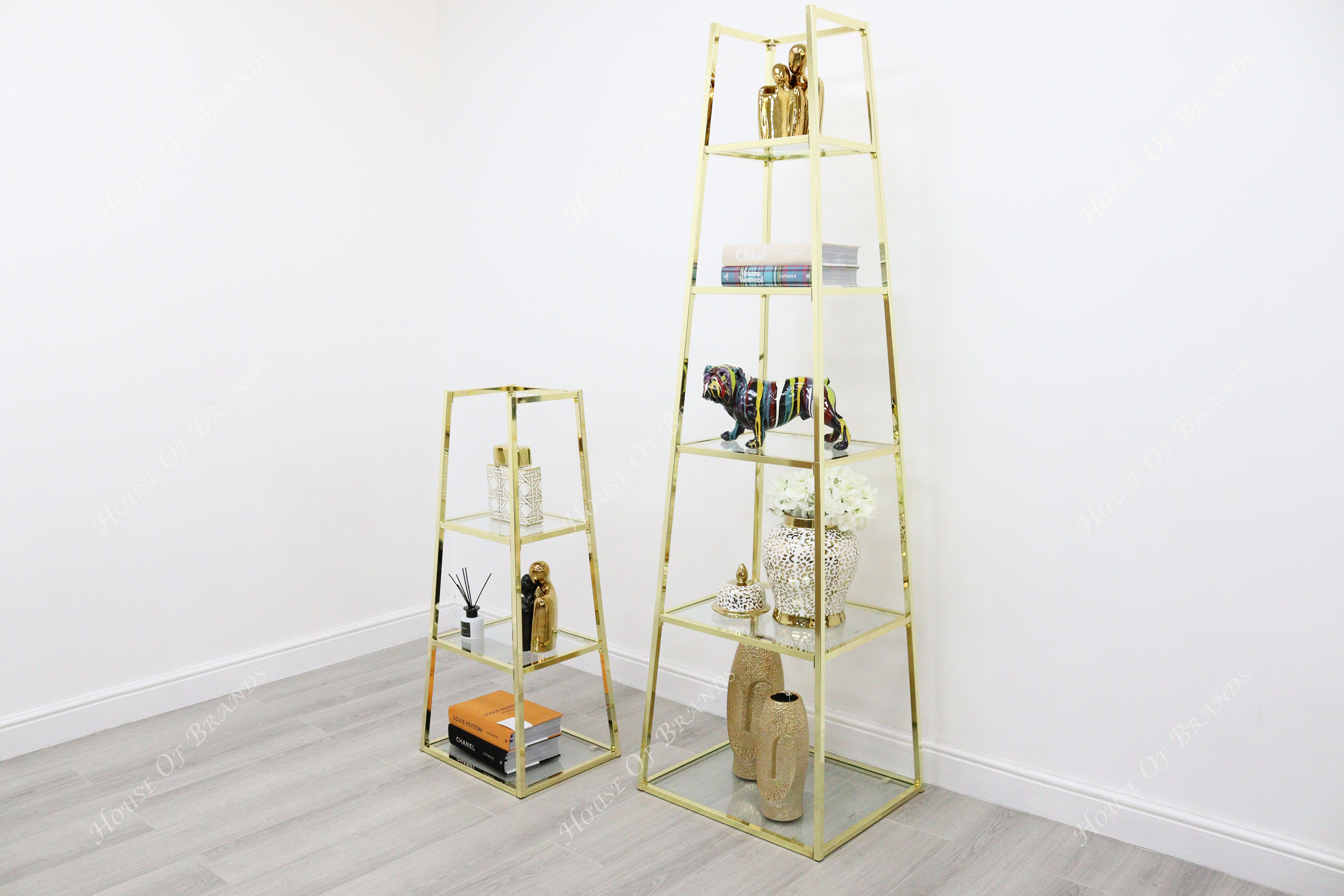 5 Tier Gold Stand