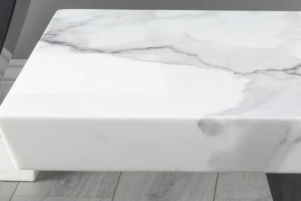 Mondo White Marble Coffee Table