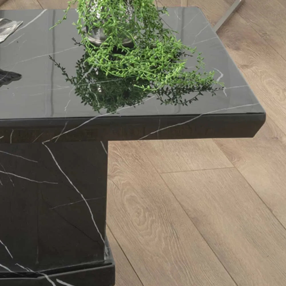 Nebula Black Marble Coffee Table