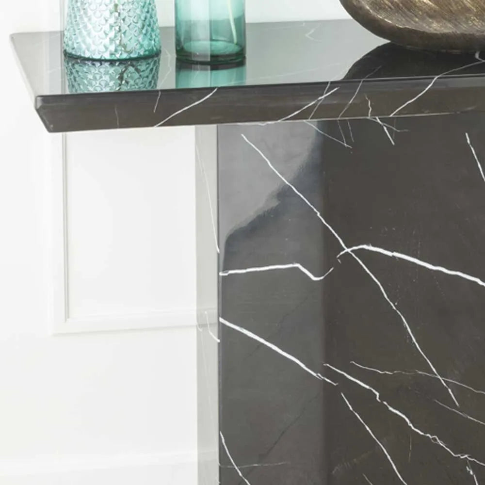 Verdo Marble Console Table Black