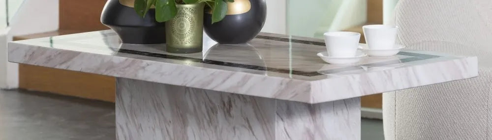 Lisbon Cream Marble Coffee Table
