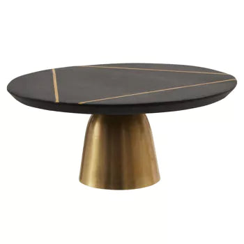 Omari Black Slate Cake Stand
