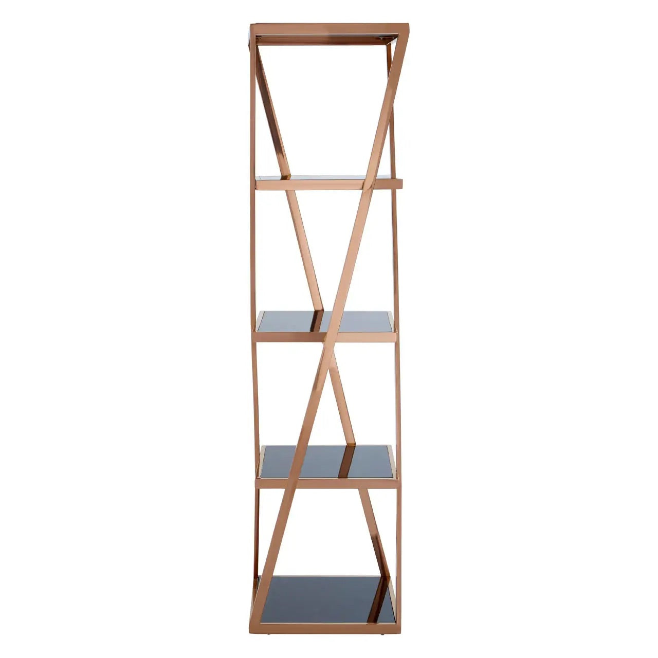 Ackley 5 Tier Rose Gold Shelf Unit