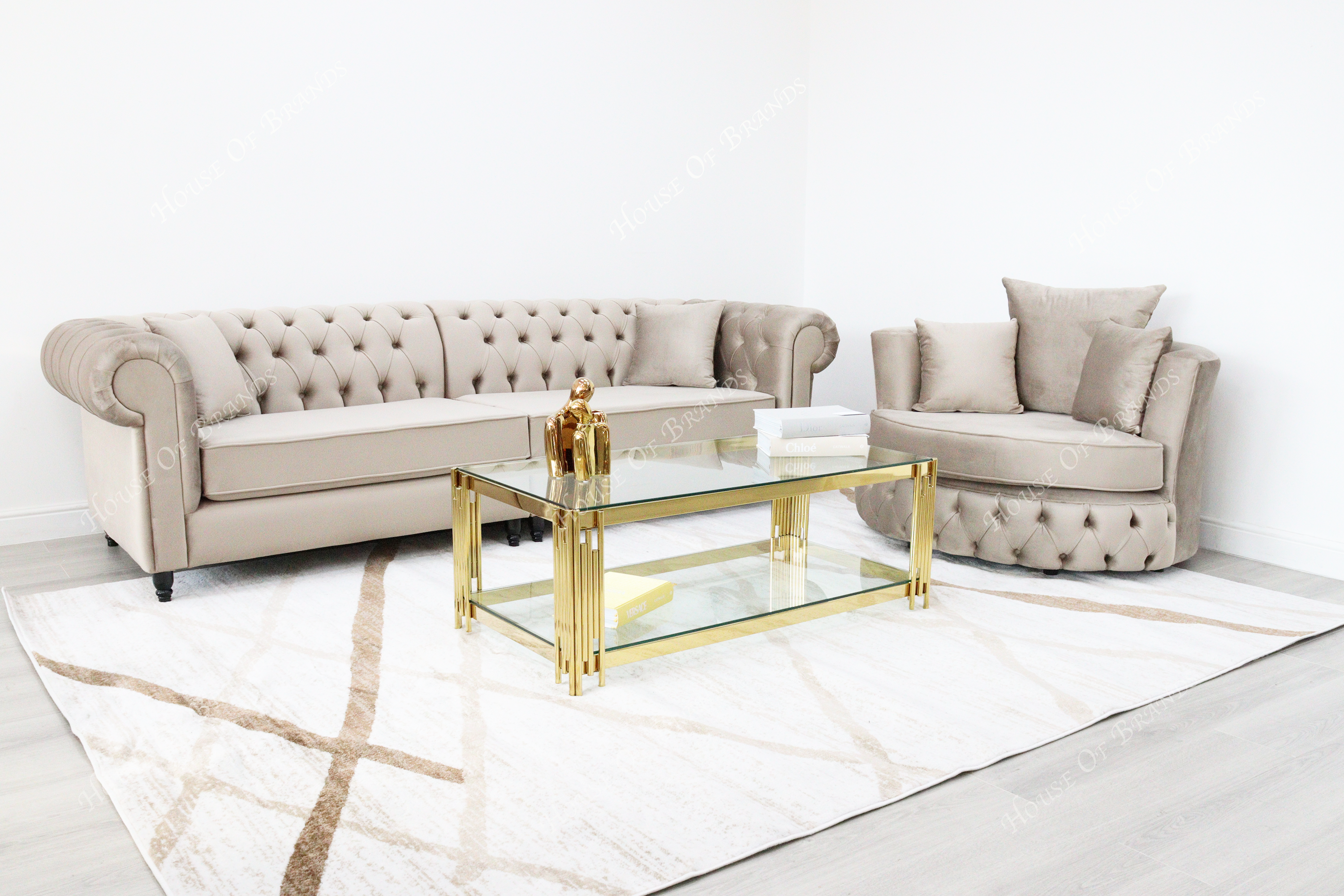 Chesterfield Velvet Sofa