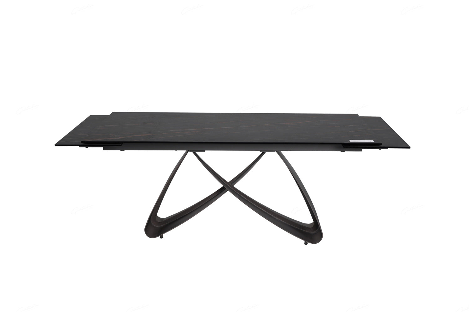 Serpenti Black Extendable Dining Table