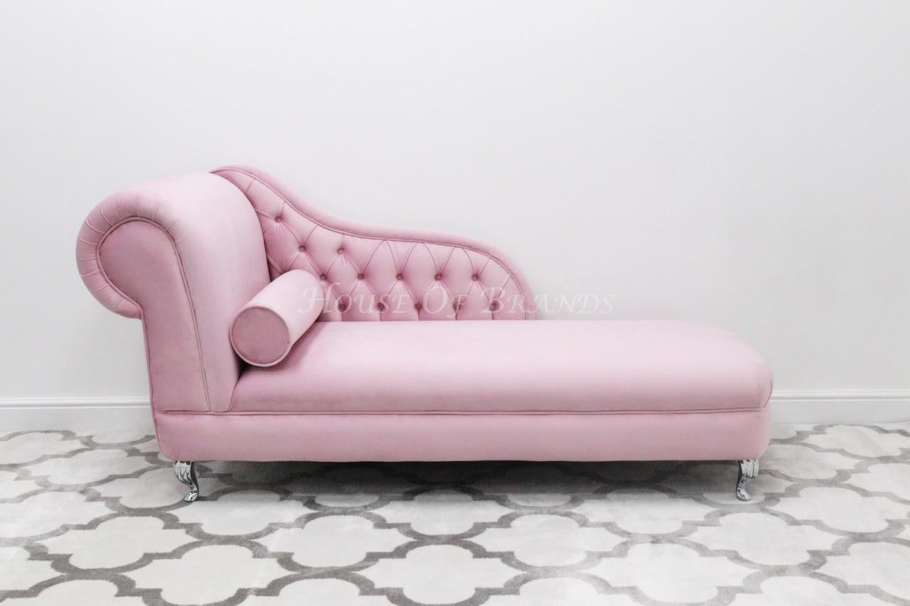 Fleur Velvet Bespoke Chaise lounge