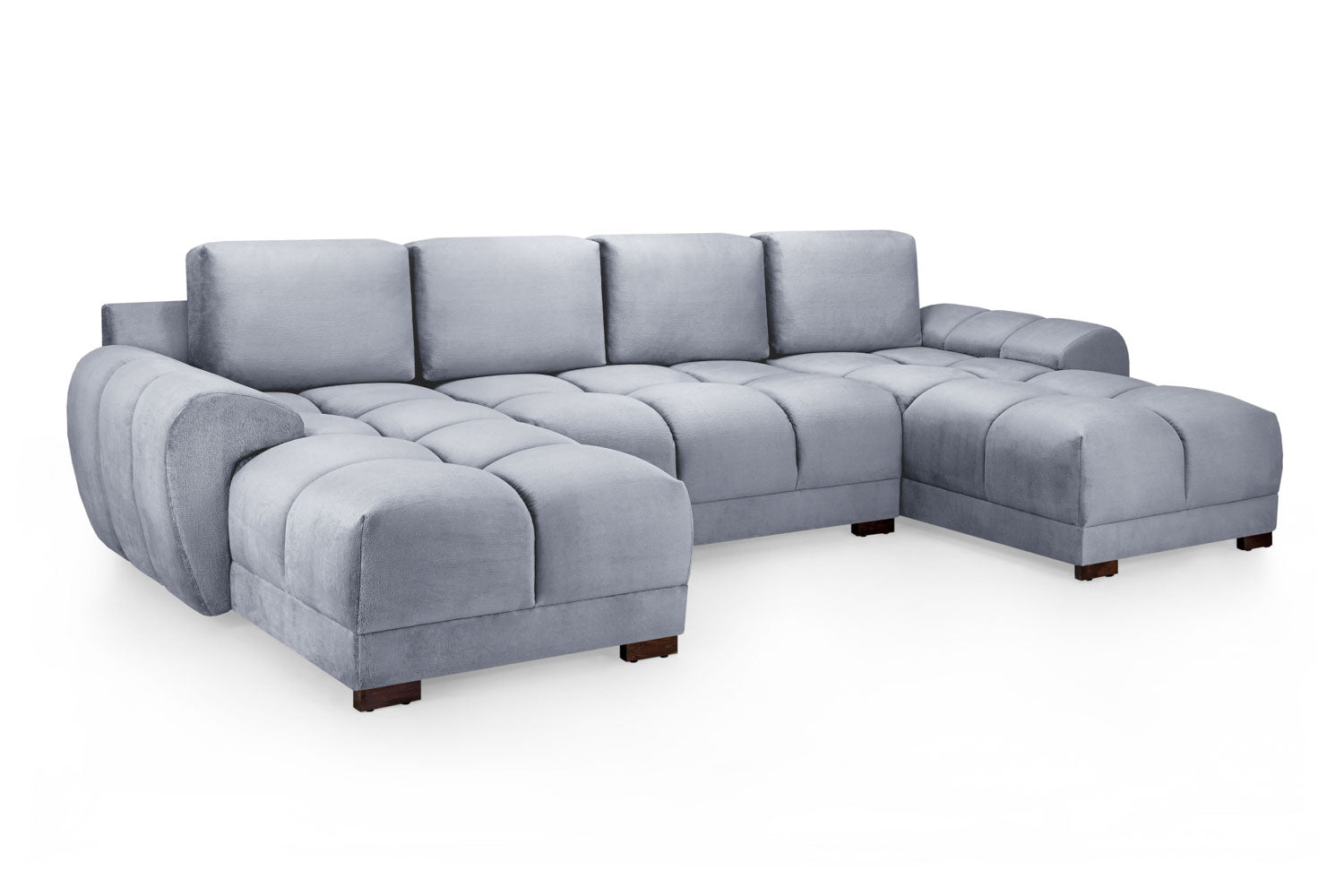Azzuro U shape Corner Sofa with footstool