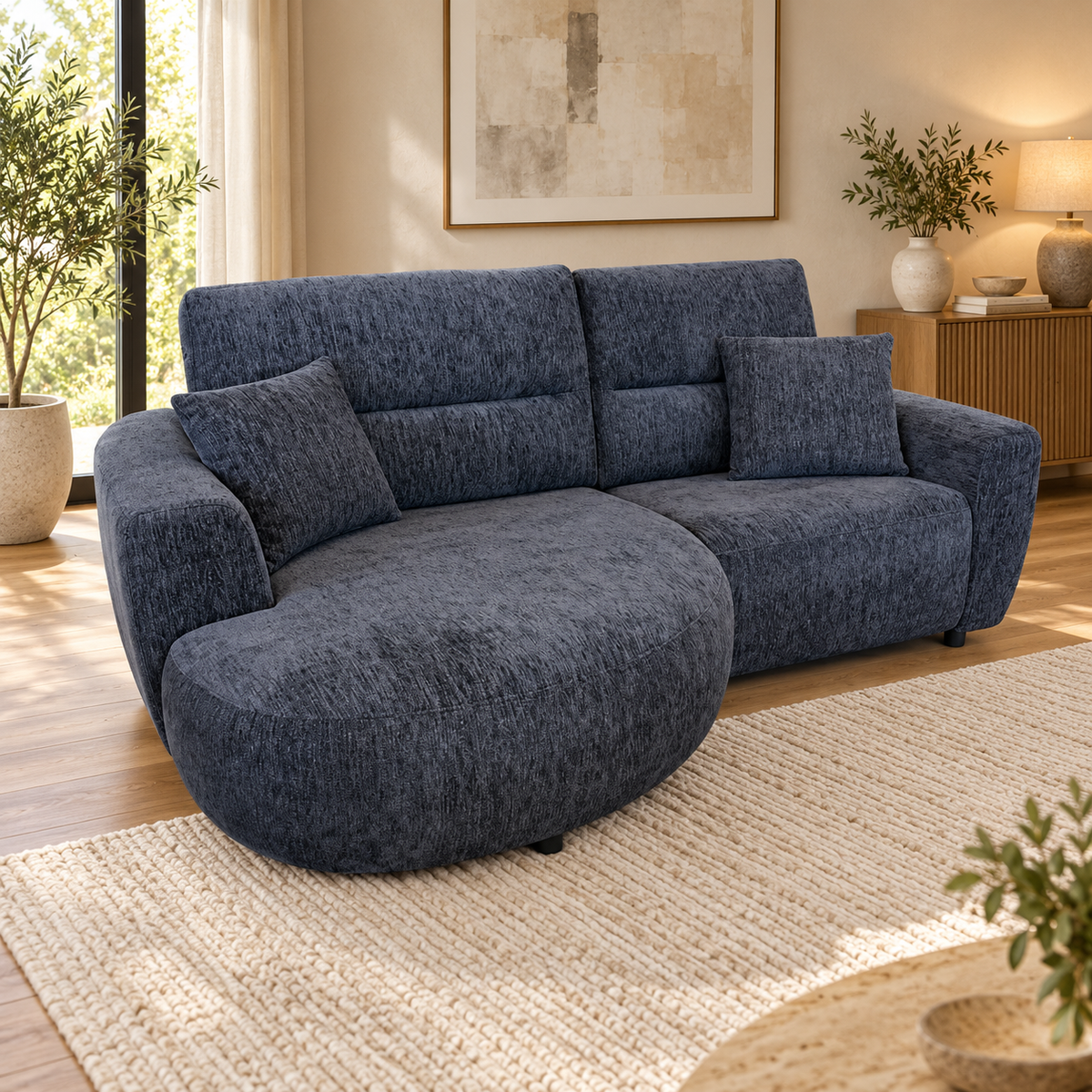 Denver Black Electric Recliner Left Hand
