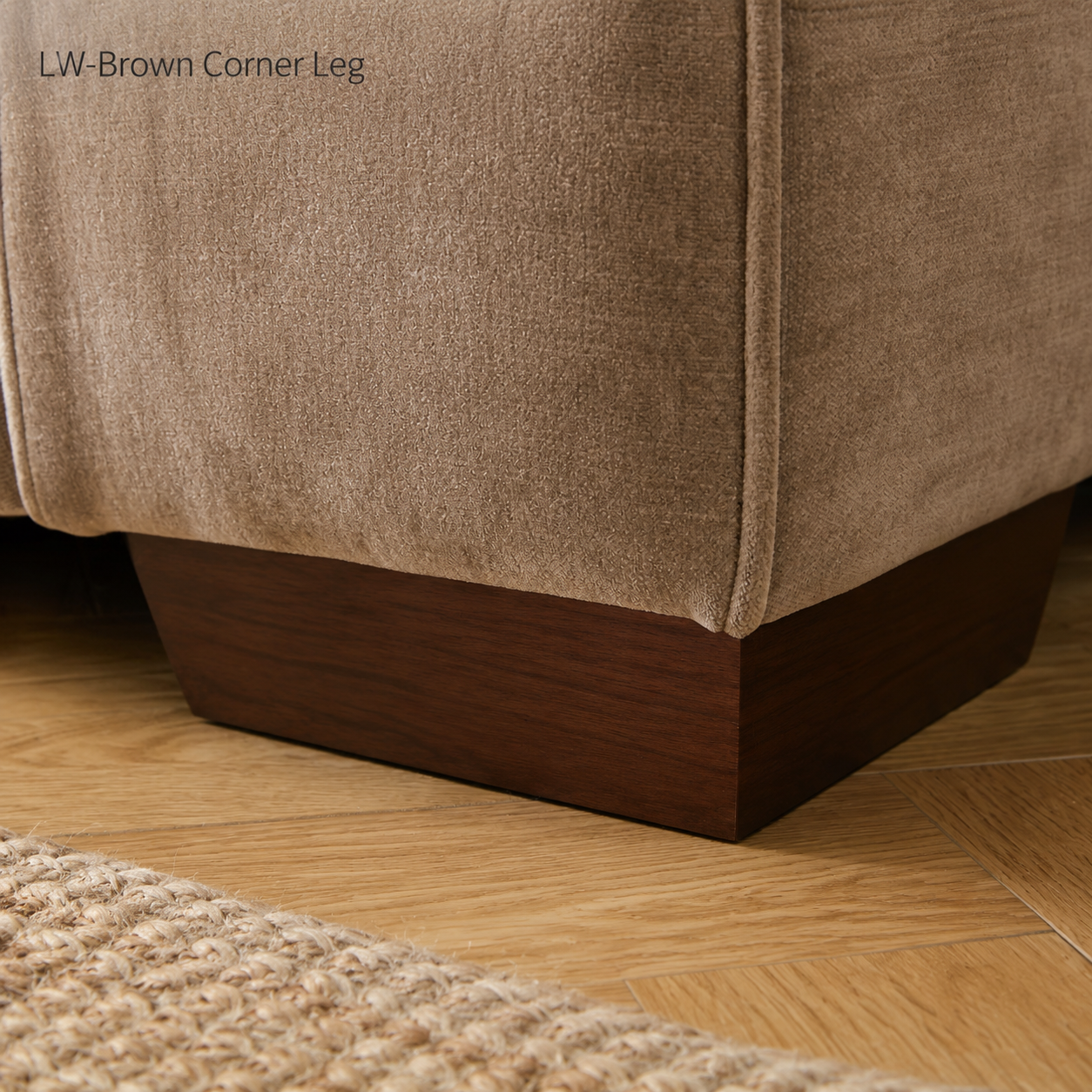 Oslo Feather-Filled Chaise Corner Sofa