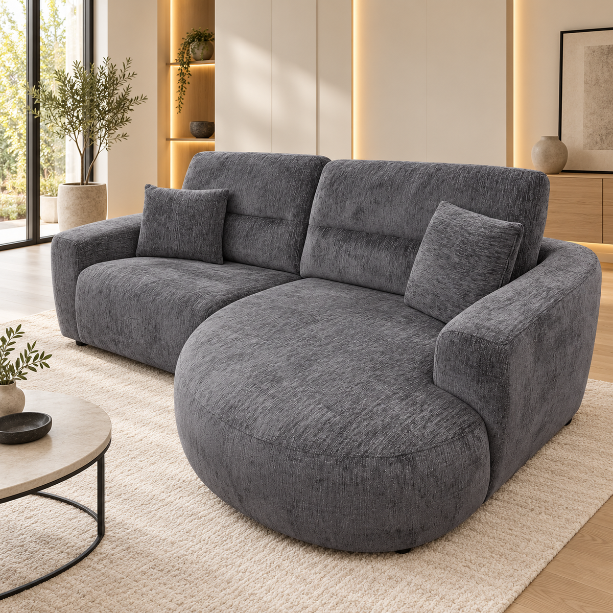 Denver Black Electric Recliner Right Hand
