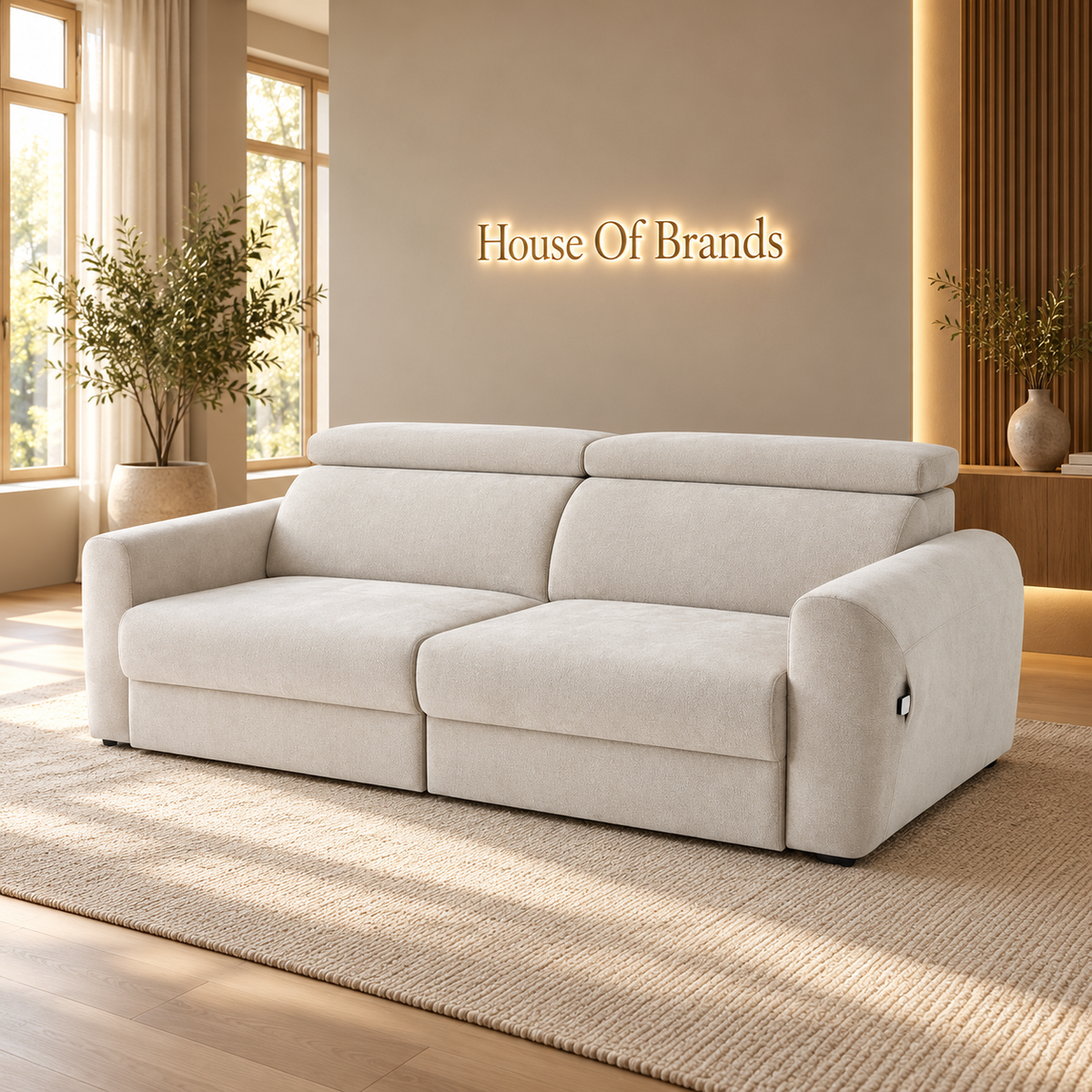 Dakota Beige Electric Sofa Bed
