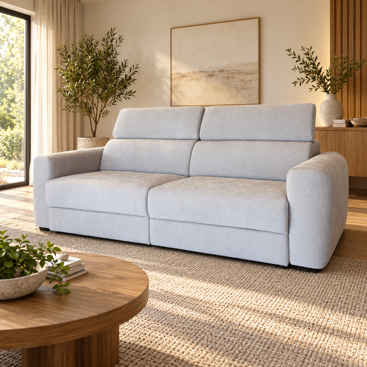 Dakota Beige Electric Sofa Bed