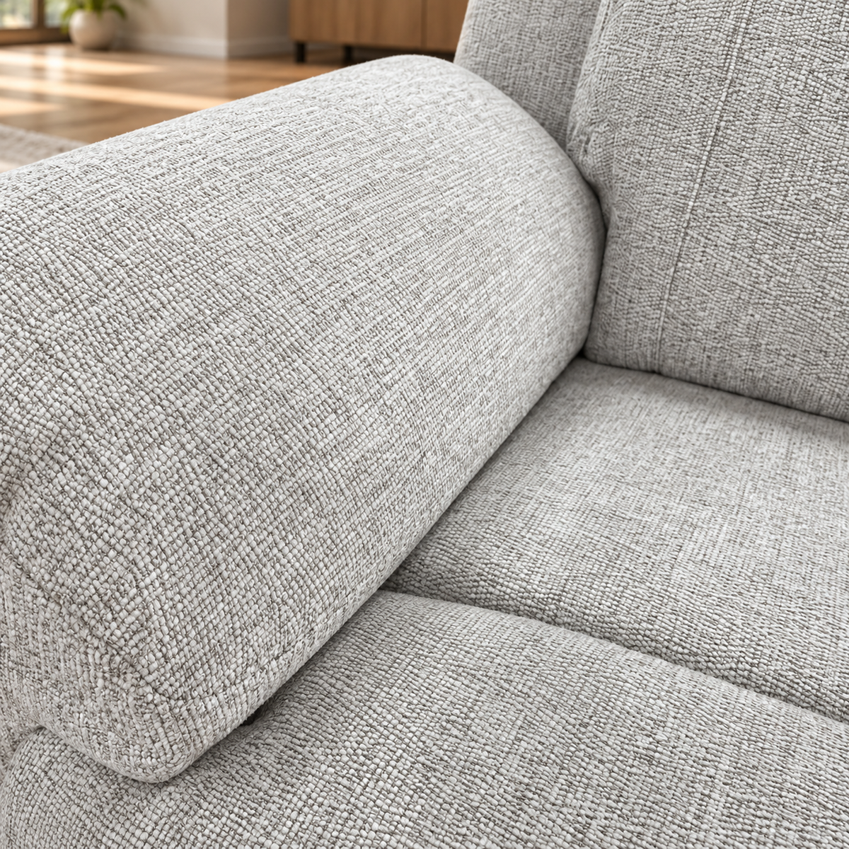 Lyra Electric Recliner Beige Sofa Set