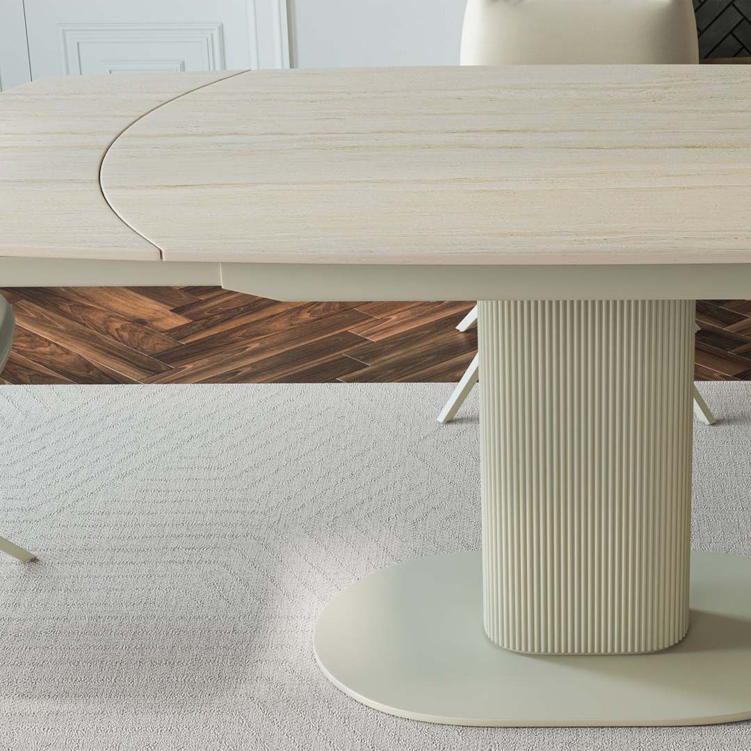 Belize Extendable Ceramic Dining Table – 130–190cm