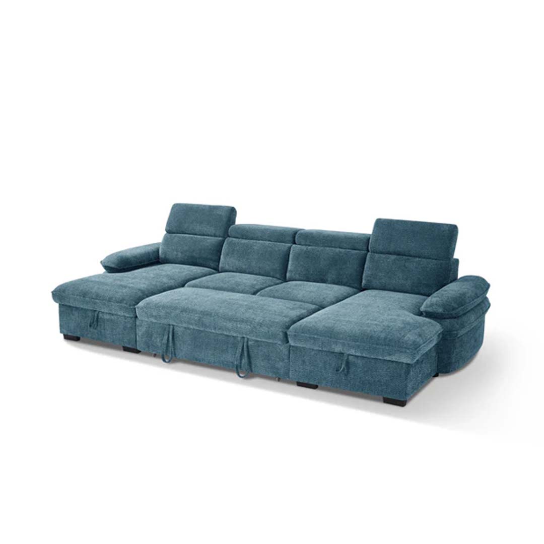 Billie Large U Shaped Sofa Bed with Lift Up Storage