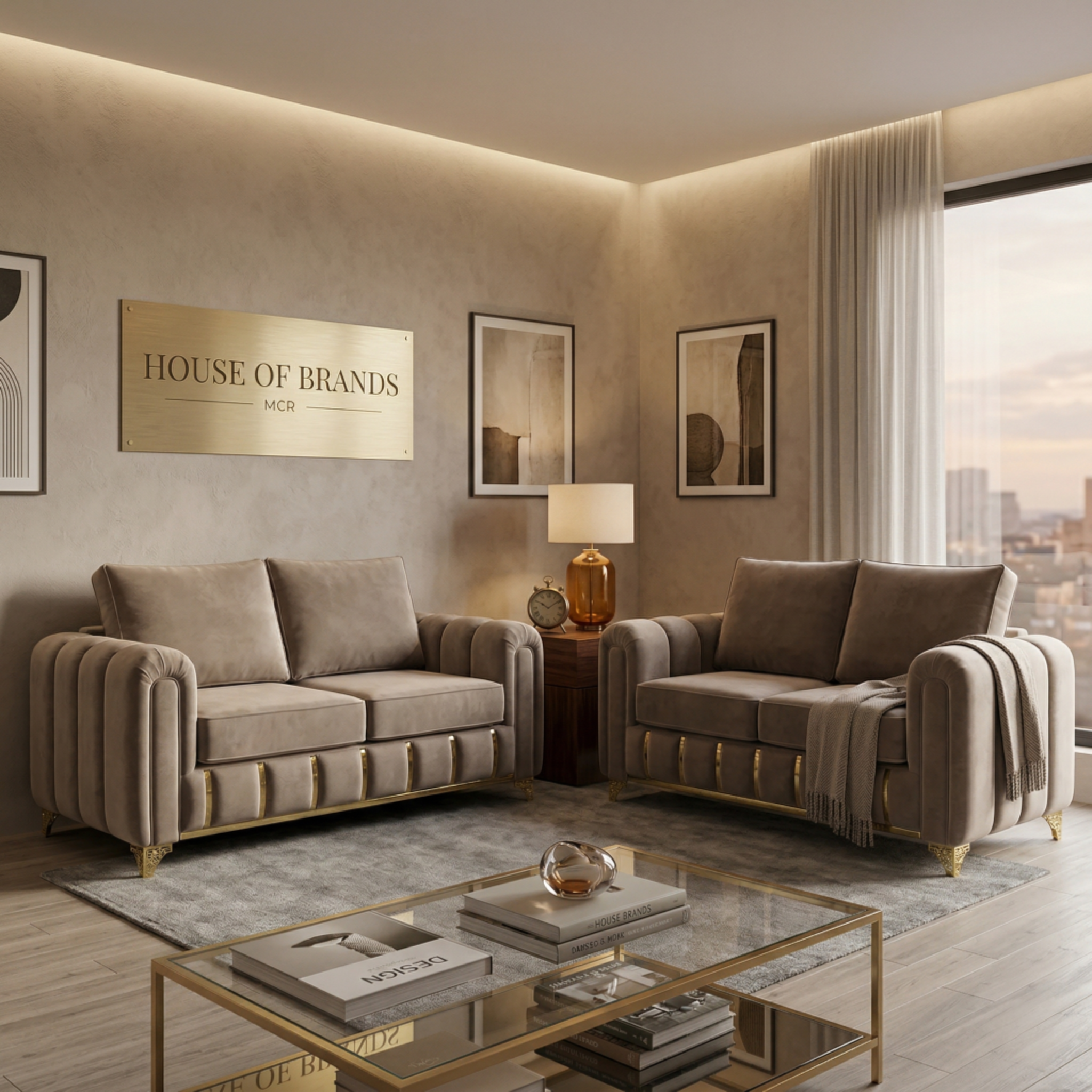 Brooklyn Velvet Sofa
