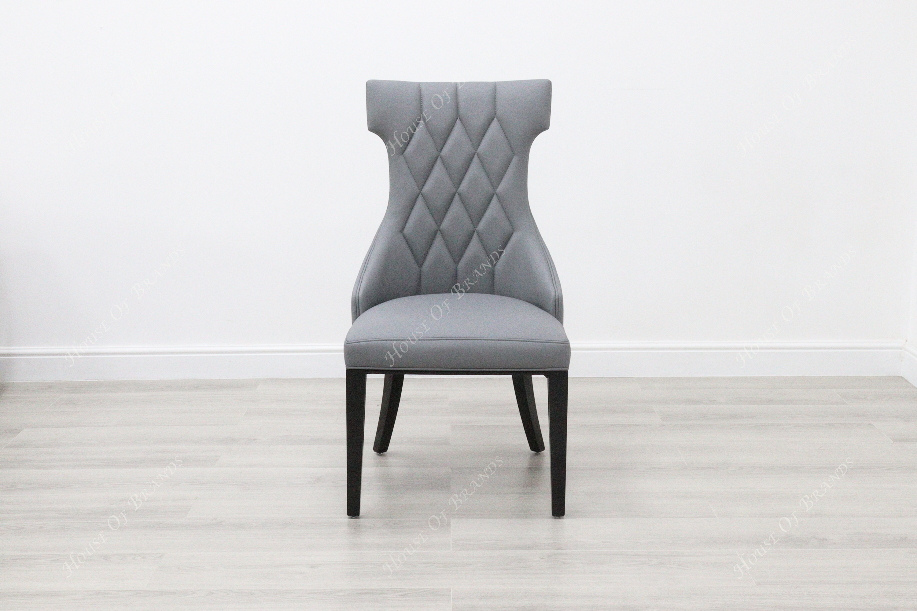 Tremiti Grey Leather Chair