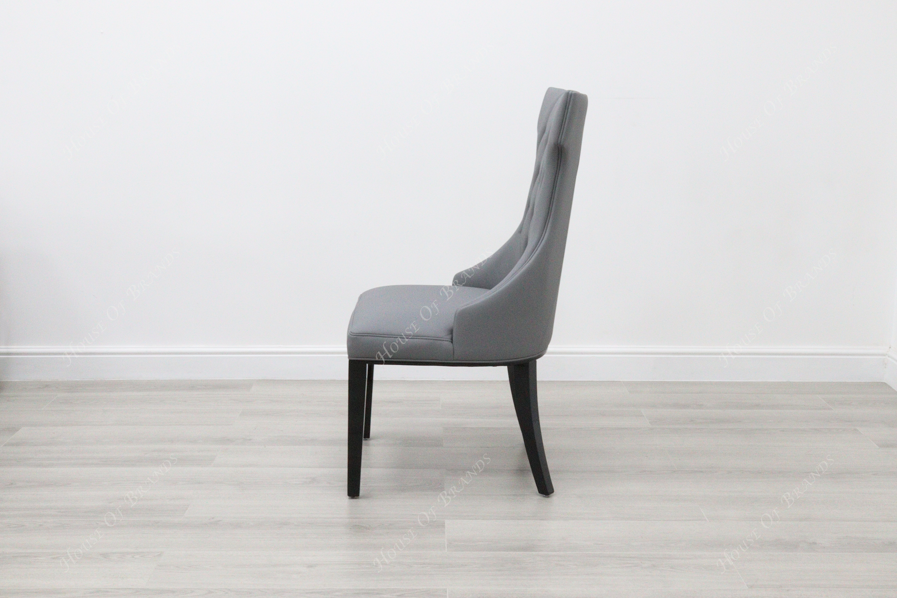 Tremiti Grey Leather Chair