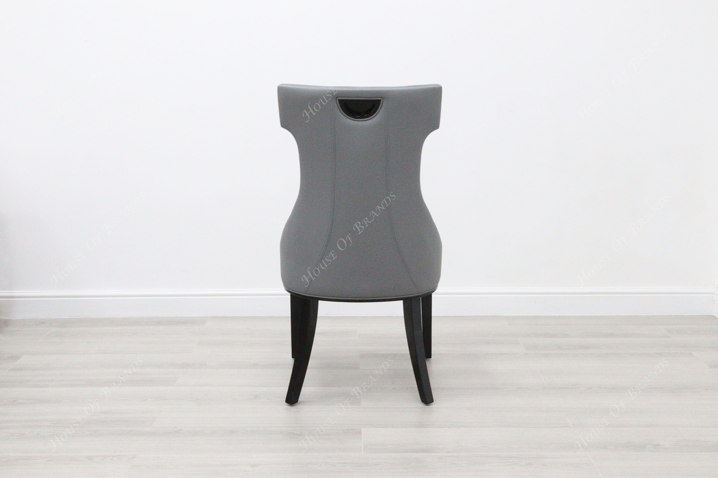 Tremiti Grey Leather Chair