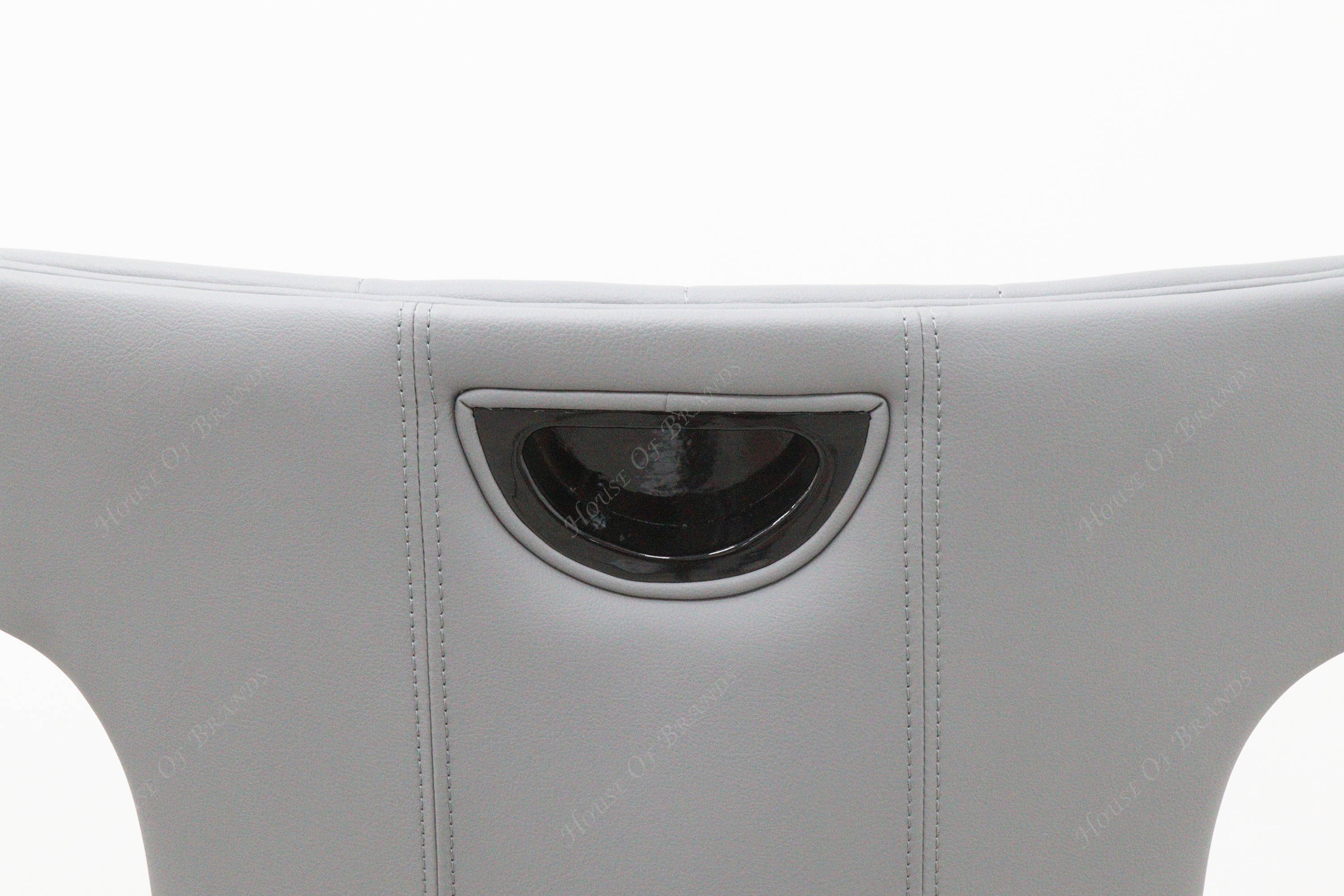 Tremiti Grey Leather Chair