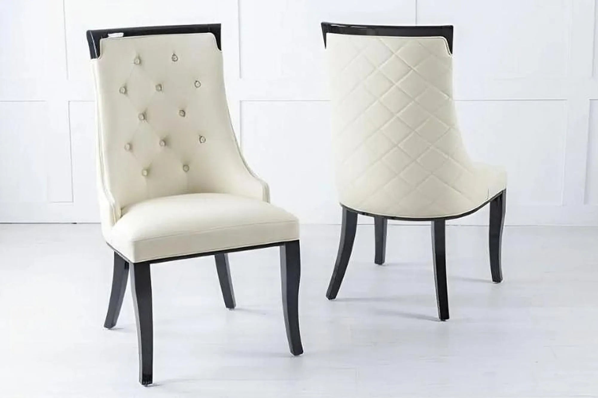 Pluto Beige Marble 200cm Dining Table with Carmela Dining Chairs