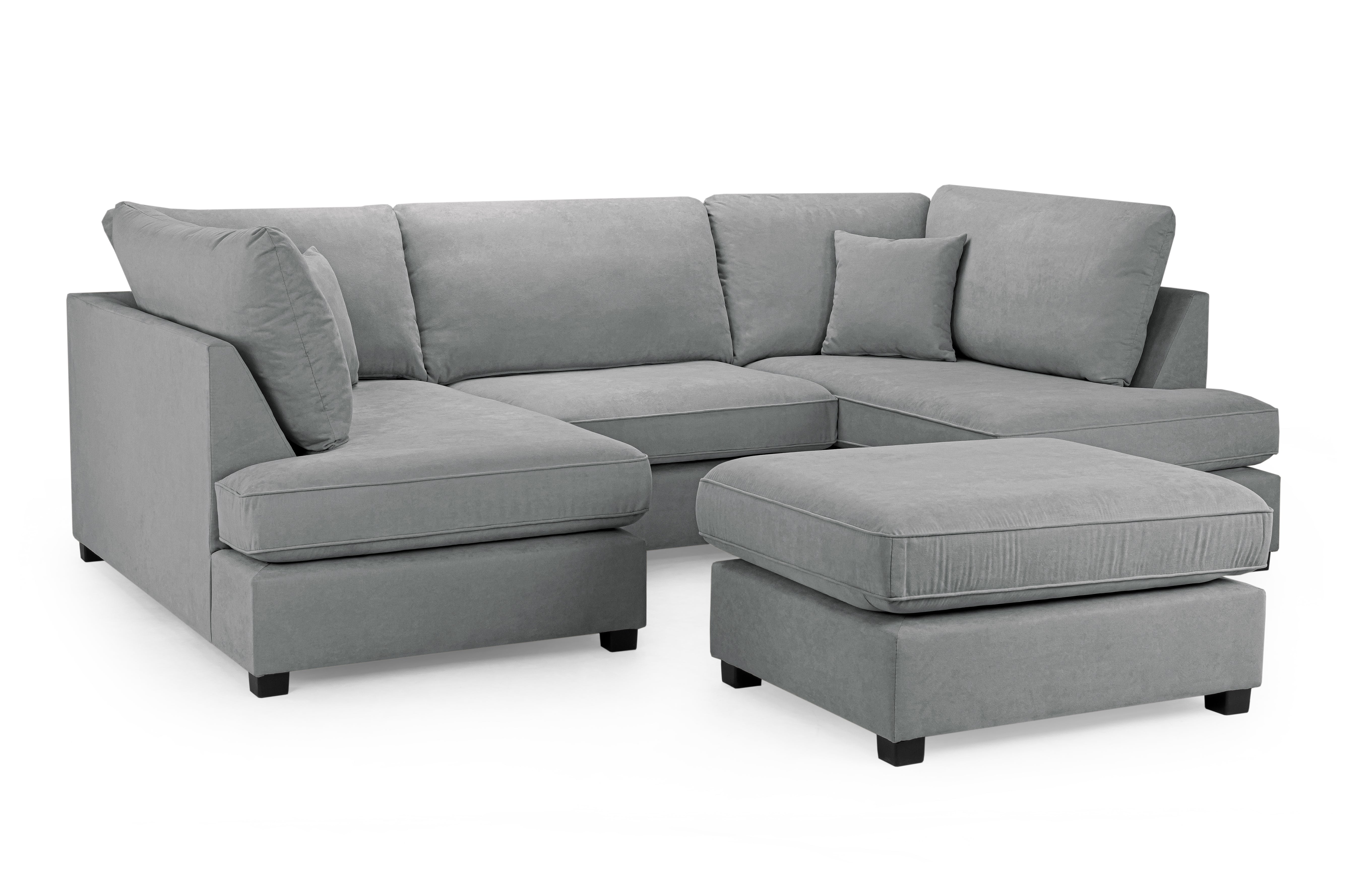 Carnaby Sofa Grey U Shape Corner