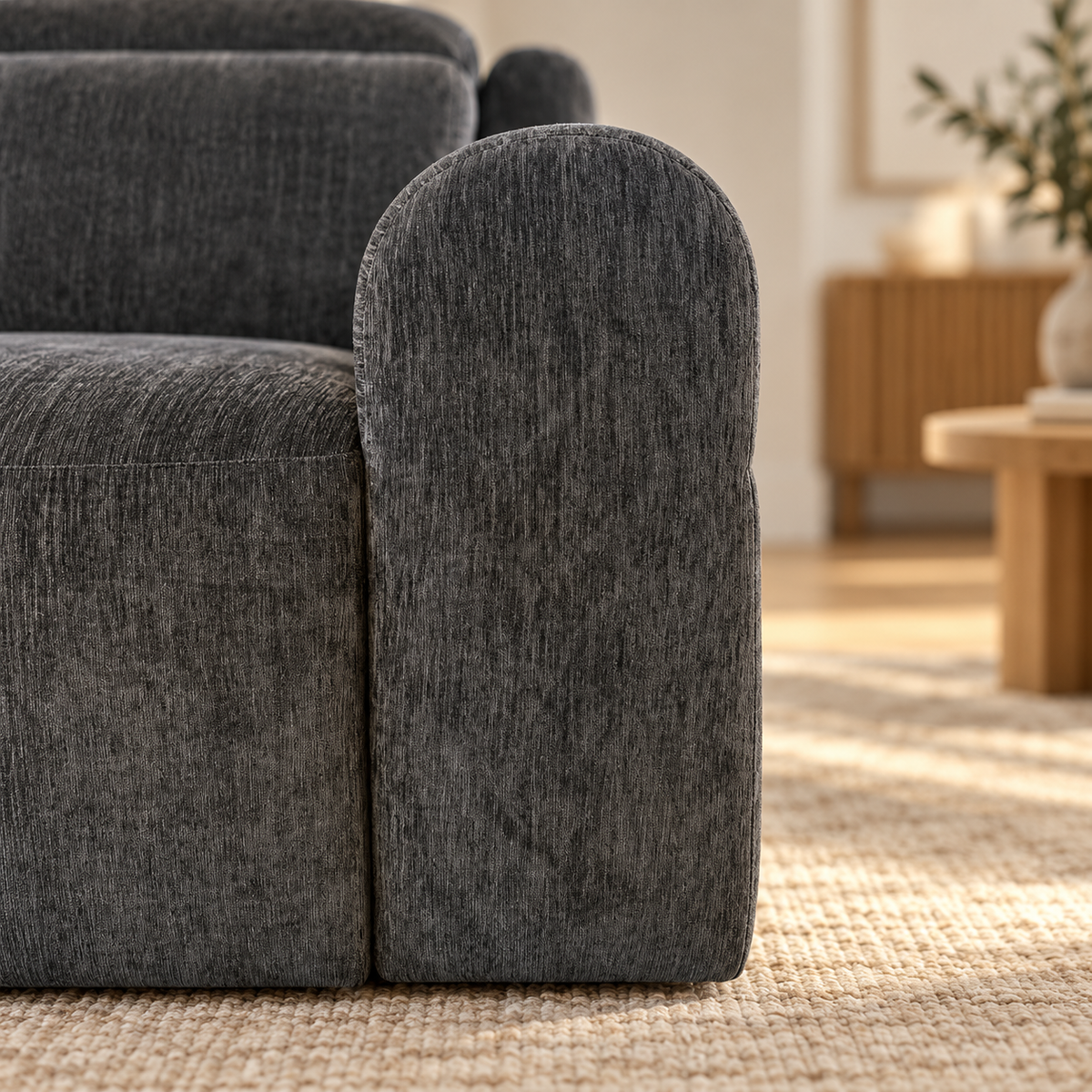 Harrison Charcoal Electric Sofa Bed