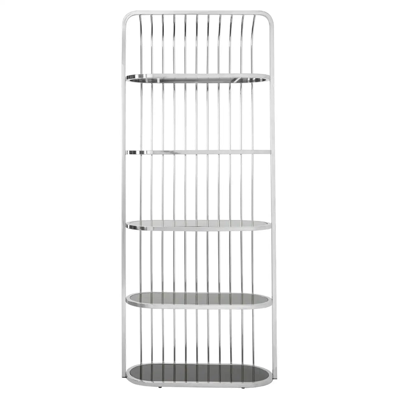 Horizon Silver Cage Design Bookshelf