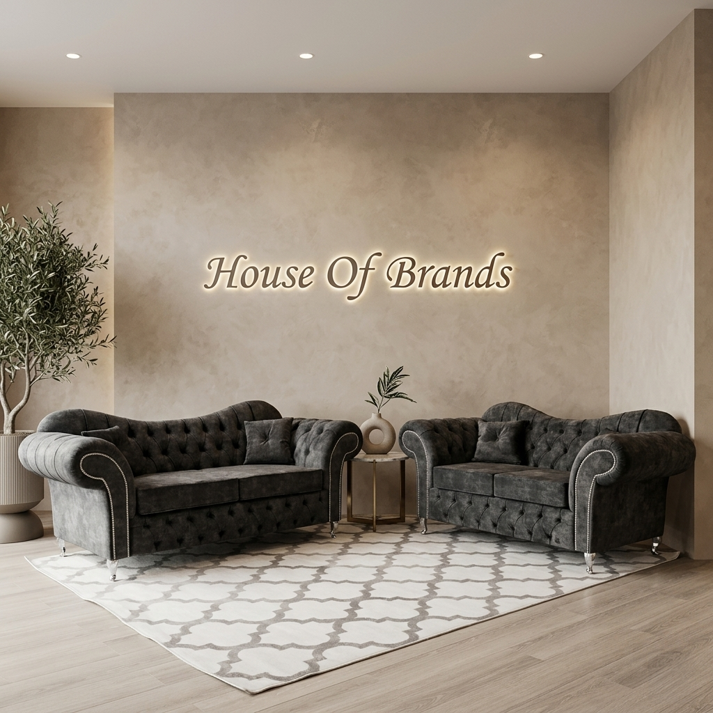 Estelle Marble Velvet Sofa