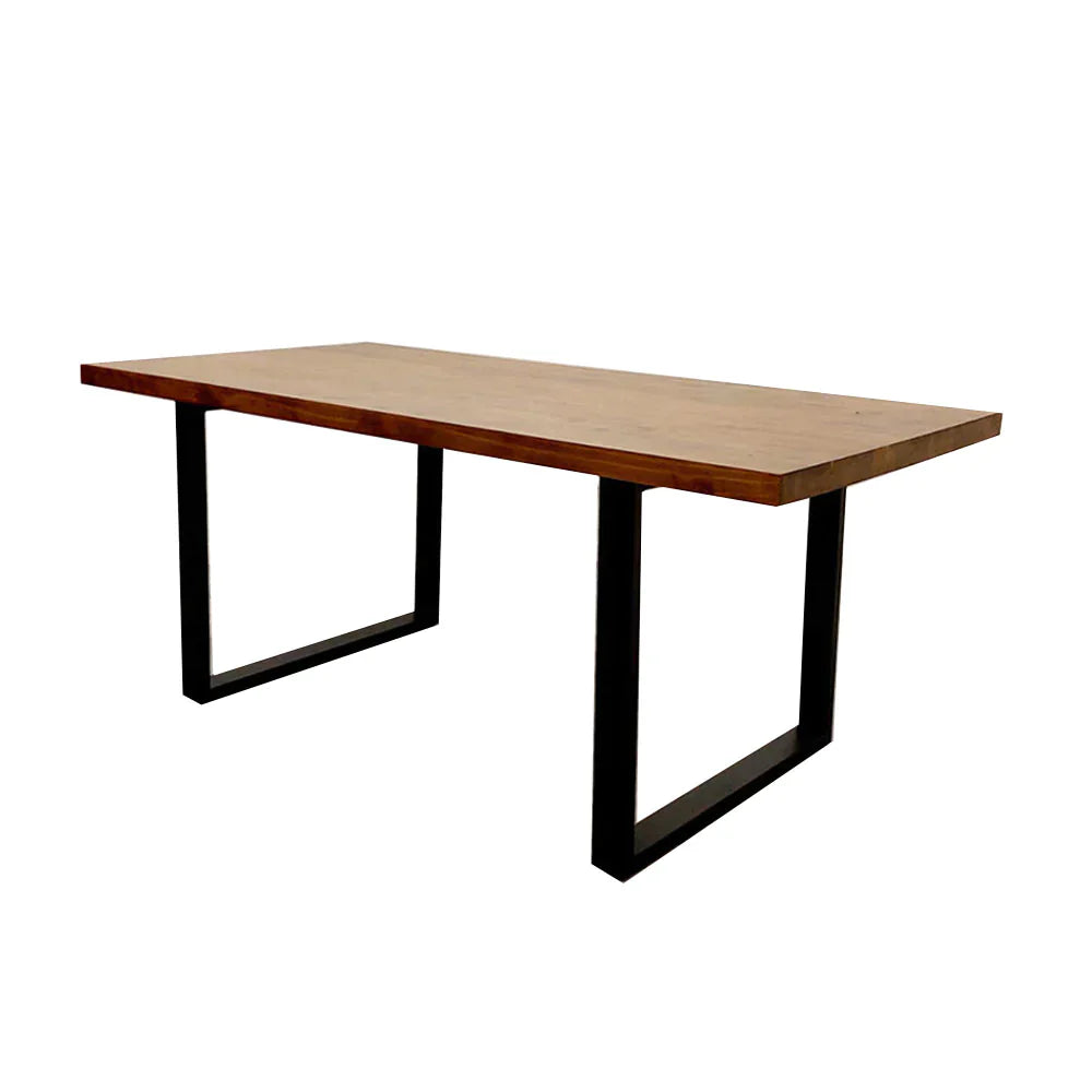 Freya 180cm Solid Dark Pine Wood Dining Table