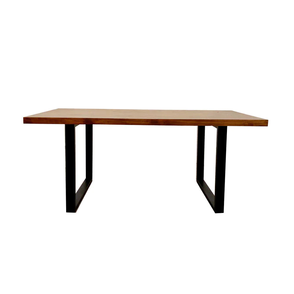 Freya 180cm Solid Dark Pine Wood Dining Table