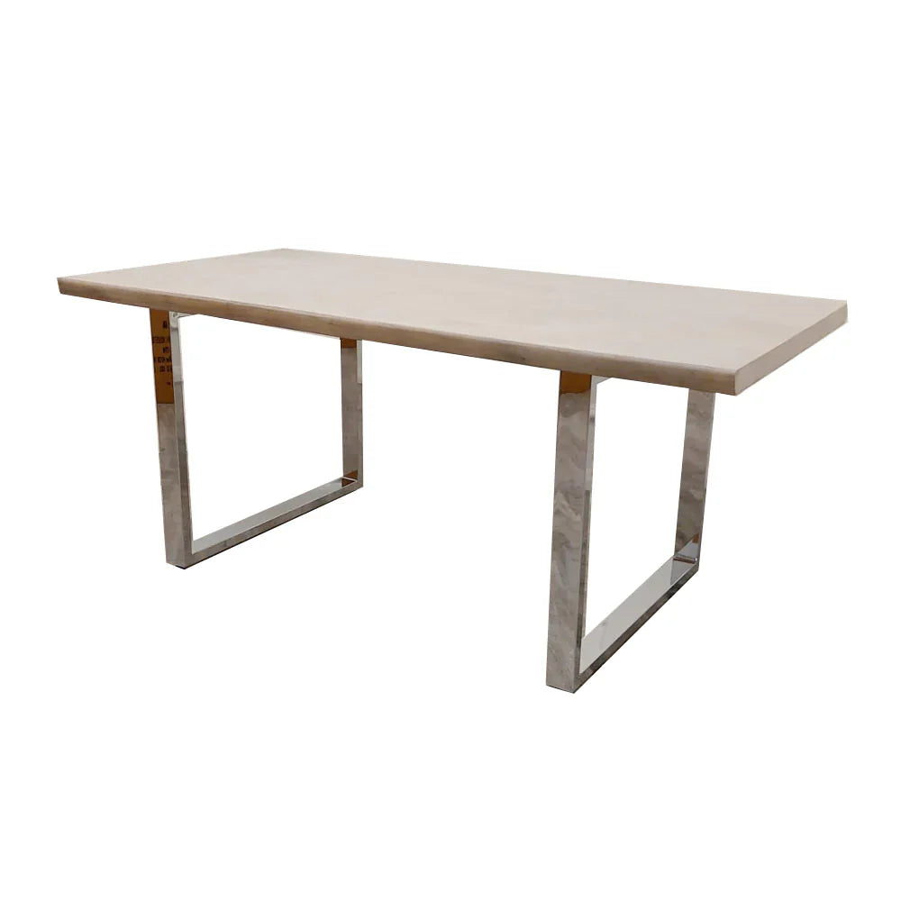 Freya 180cm Solid Light Pine Wood Dining Table