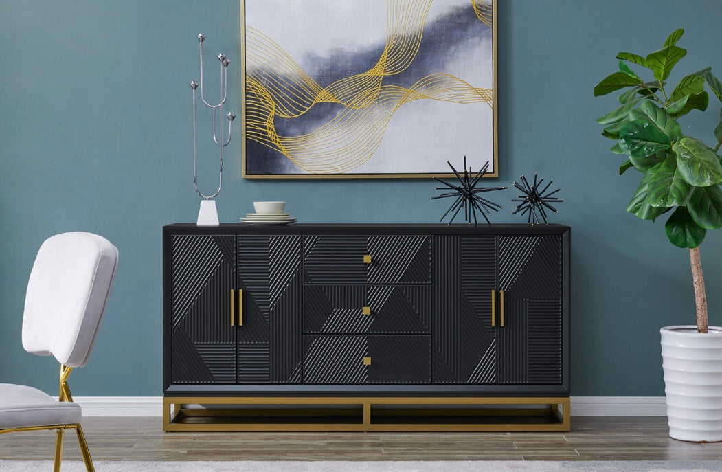 Black Orleans Sideboard