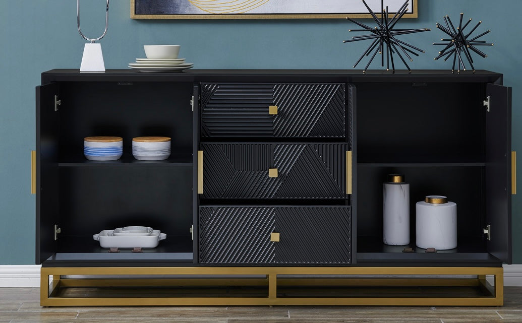 Black Orleans Sideboard