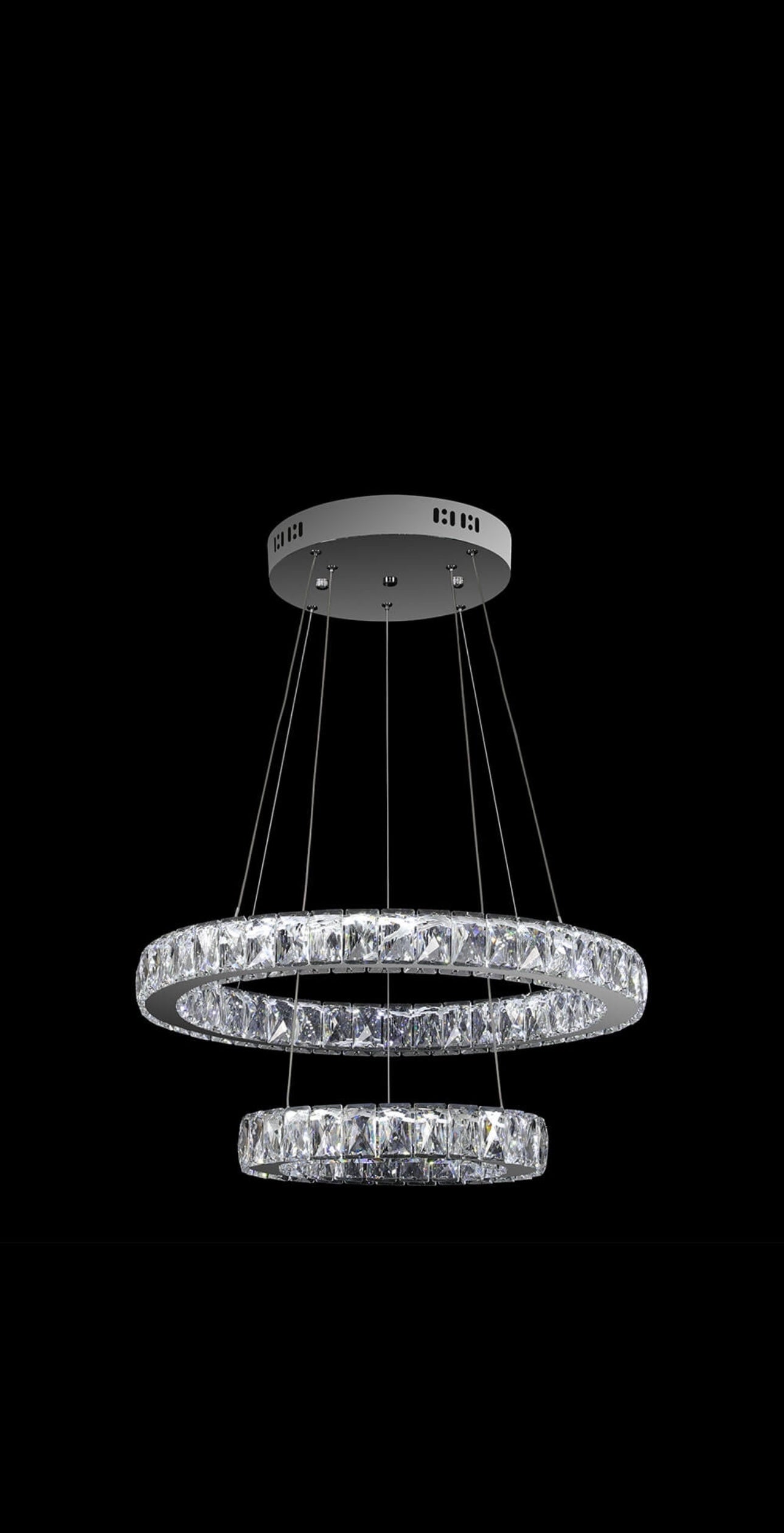Crystal Ring Chandelier