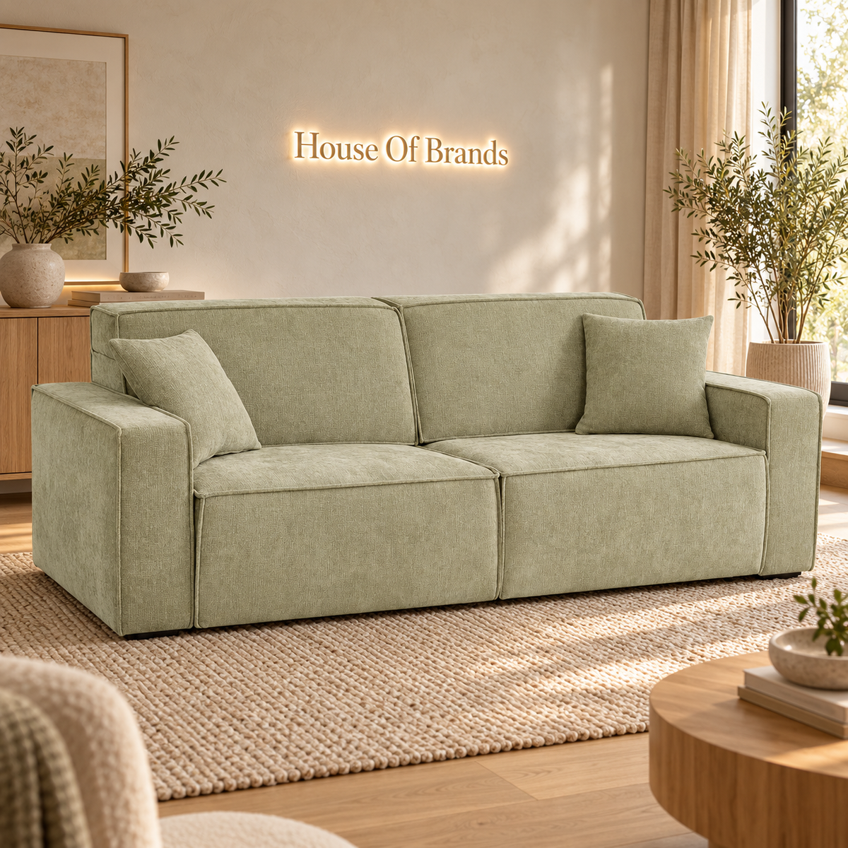 Houston Green Electric Sofa Bed