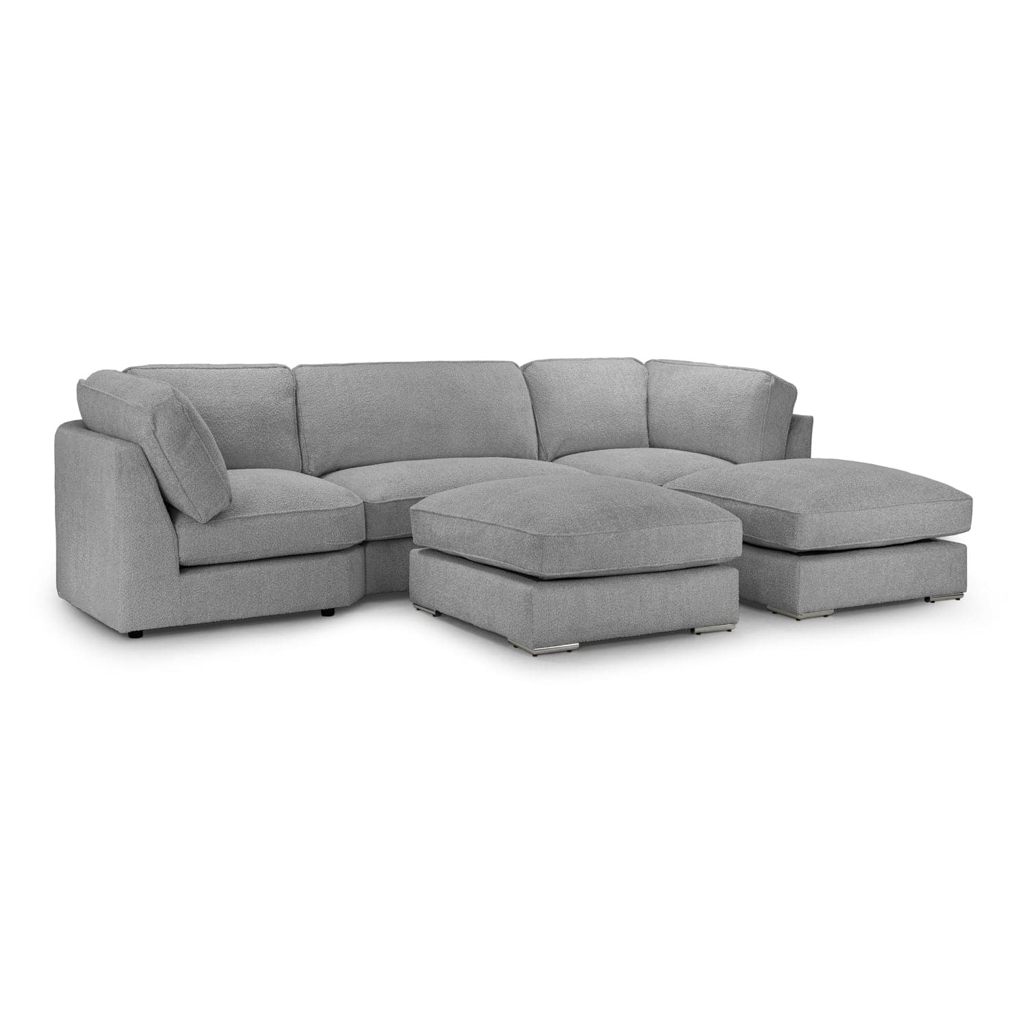 Greenwich Sofa Grey U Shape Corner
