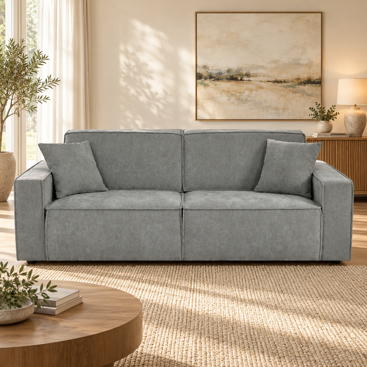 Houston Grey Electric Sofa Bed