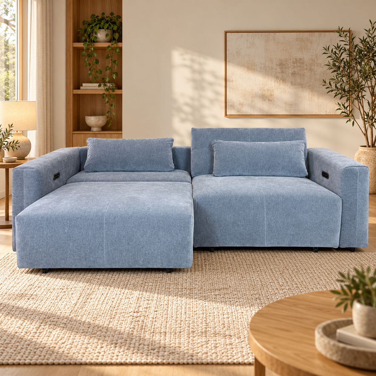 Prescott Grey Electric Sofa Bed